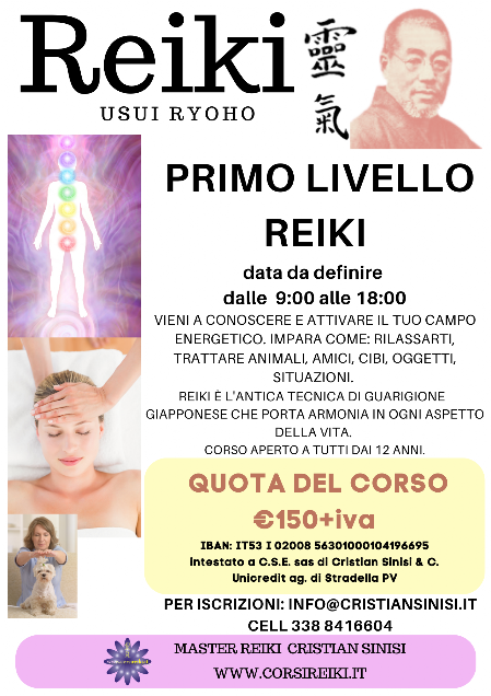 corso reiki - pavia - sinisi cristian 